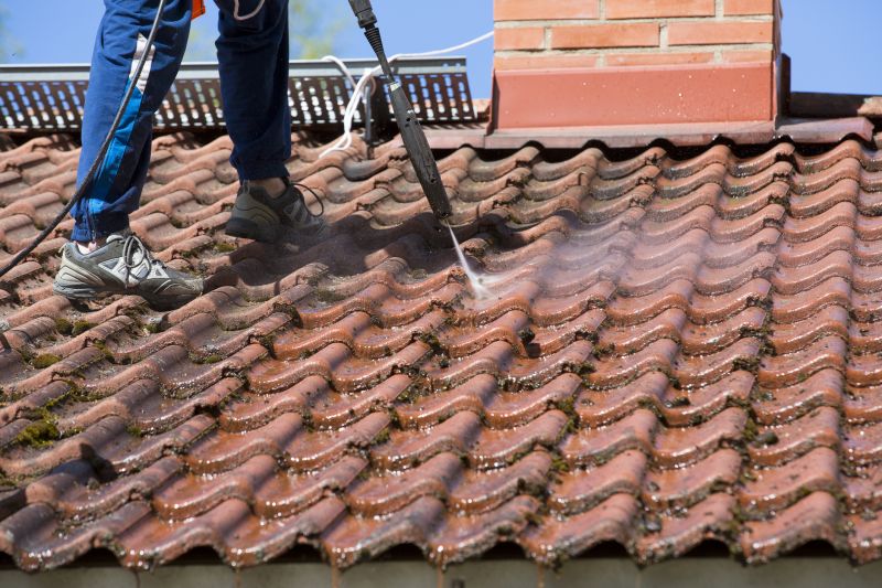 Slate Roof Power Washing