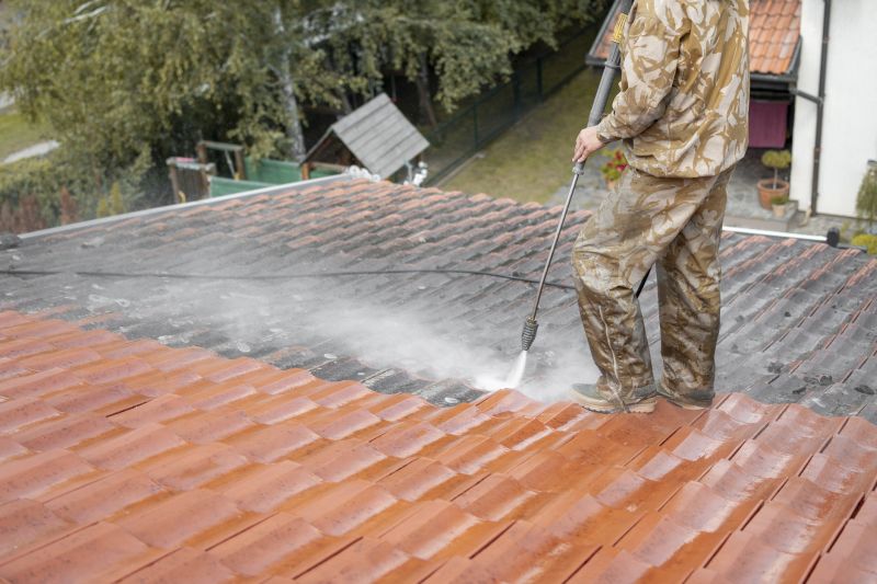 Slate Roof Power Washing