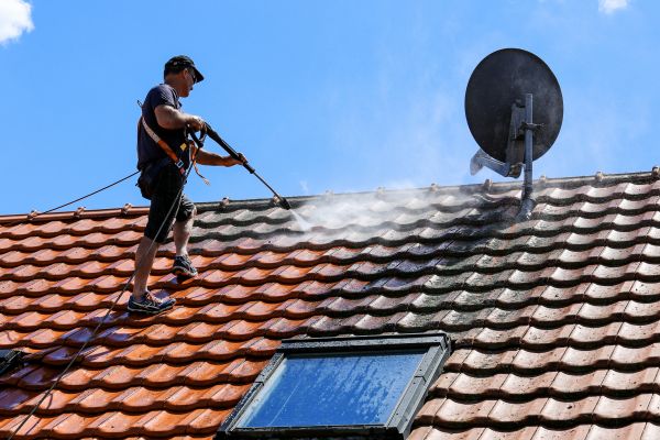 Townhouse Roof Cleaning in Andover