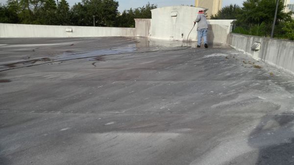 Flat Roof Washing in Andover