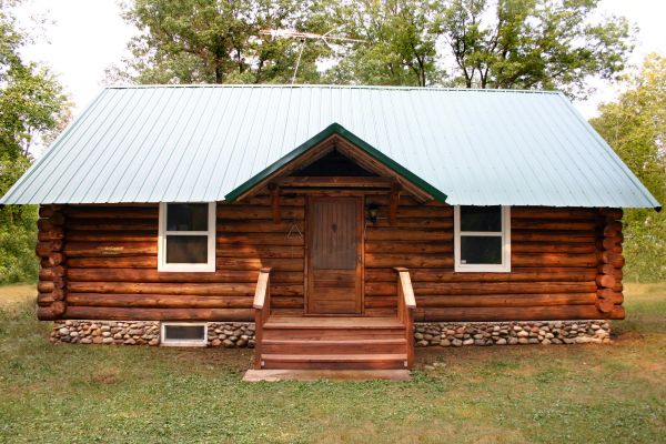 Log Cabin Roof Cleaning in Andover